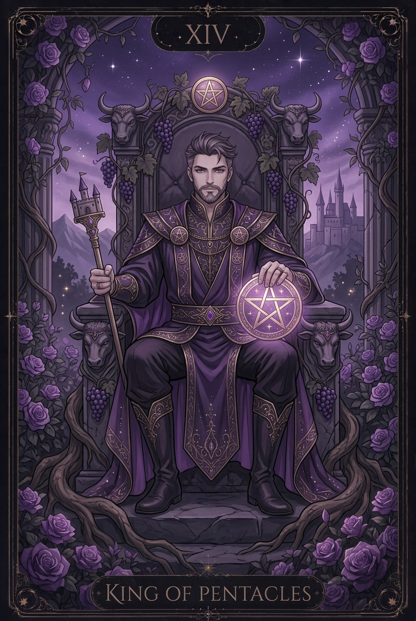 ไพ่ KING OF PENTACLES ไพ่ชุด Pentacles