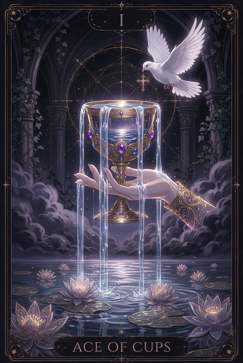 ไพ่ ACE OF CUPS ไพ่ชุด Cups